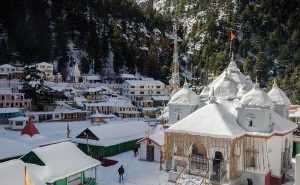 Gangotri Dham in winter