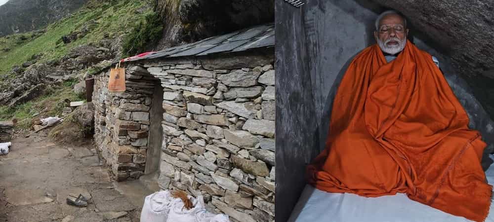 PM Narendra Modi Meditates In Cave During Kedarnath Visit